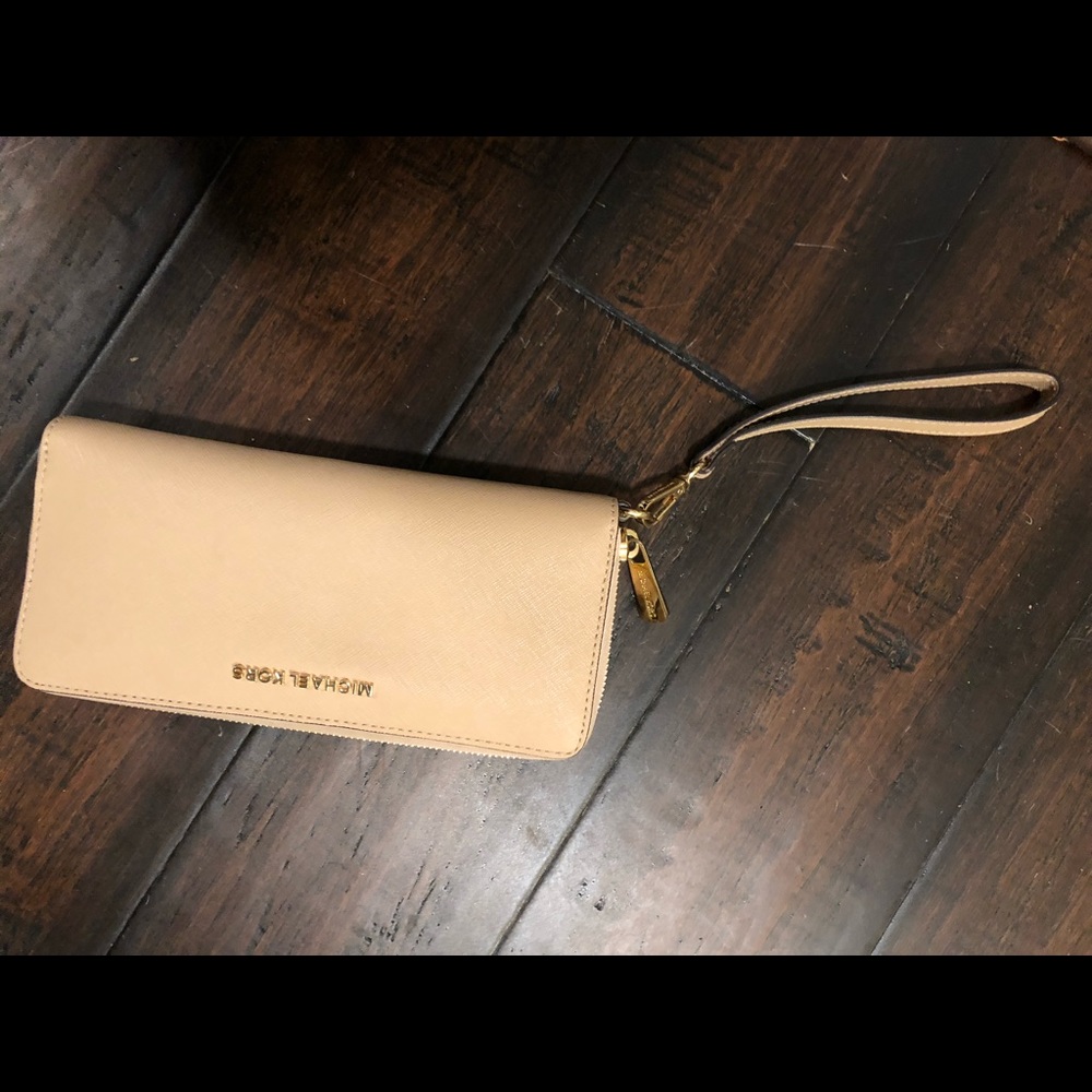 Beige Michael Kors Wallet